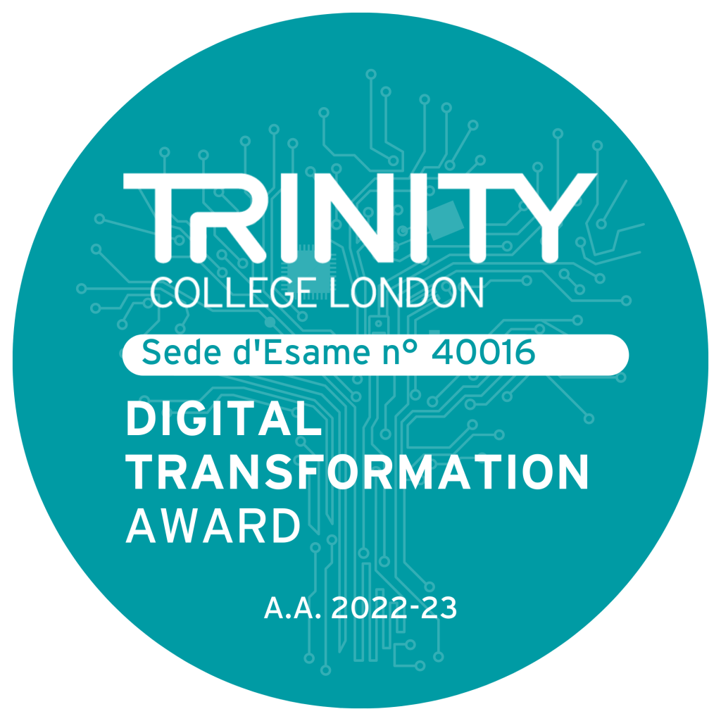 Il nostro Istituto Ã¨ Sede d’Esame Trinity per la Digital Transformation